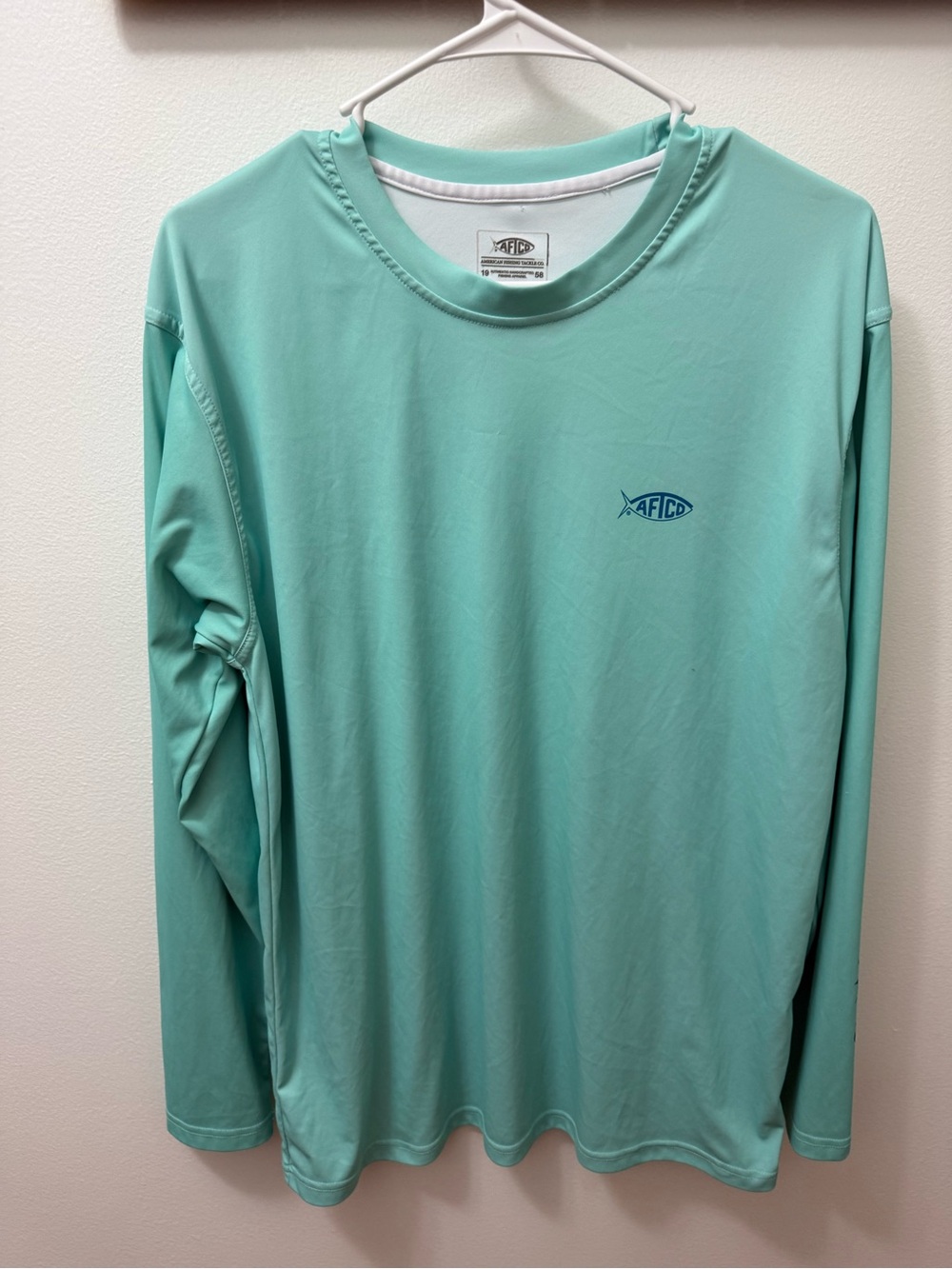 AFTCO Lightweight Performance Shirt - Mint Green medium